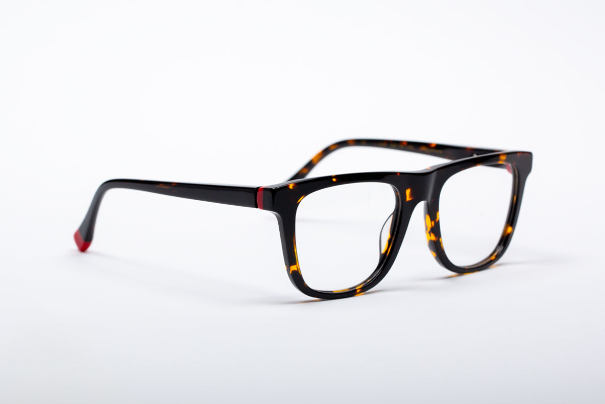 Bedford - Dark Havana Tortoise Shell / Red